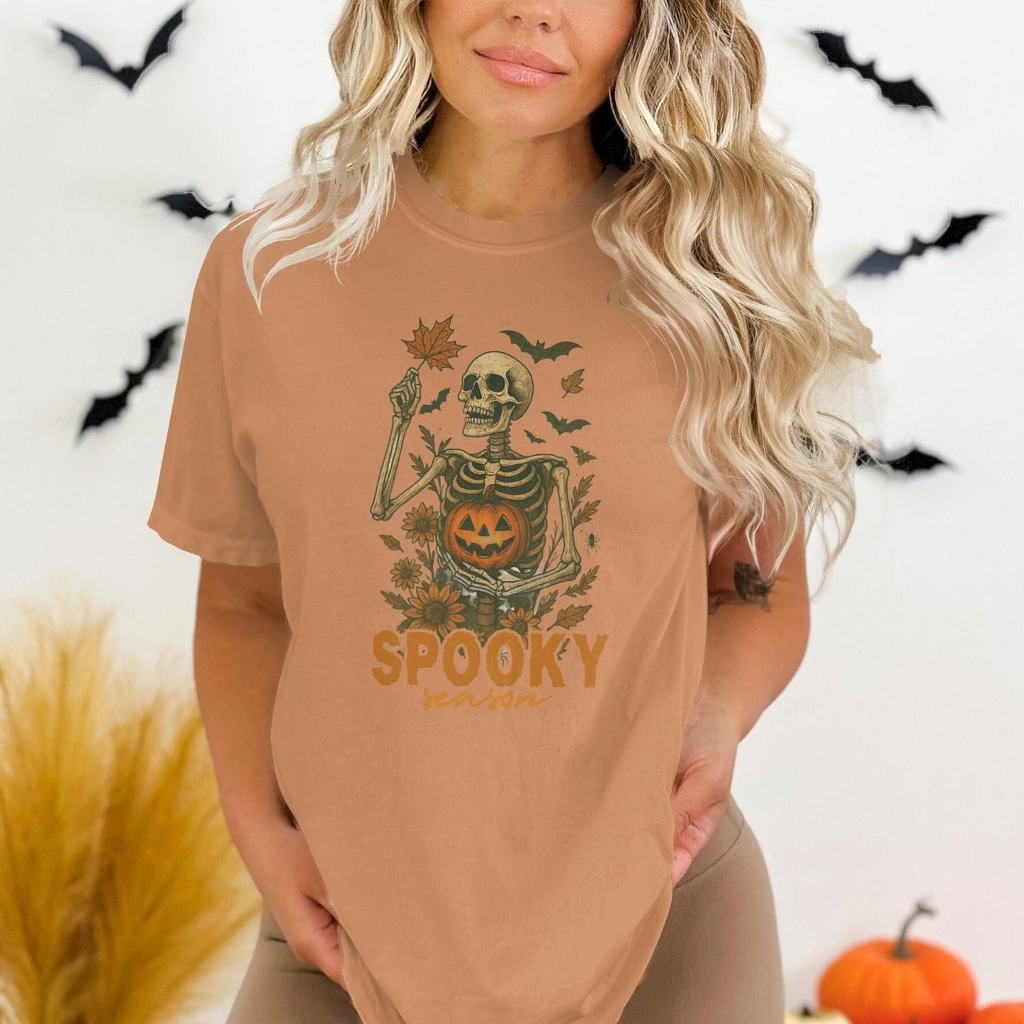 Spooky Skeleton Halloween Graphic Tee product