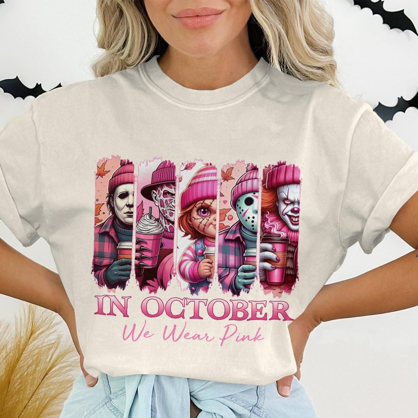 In October We Wear Pink Horror Characters product type