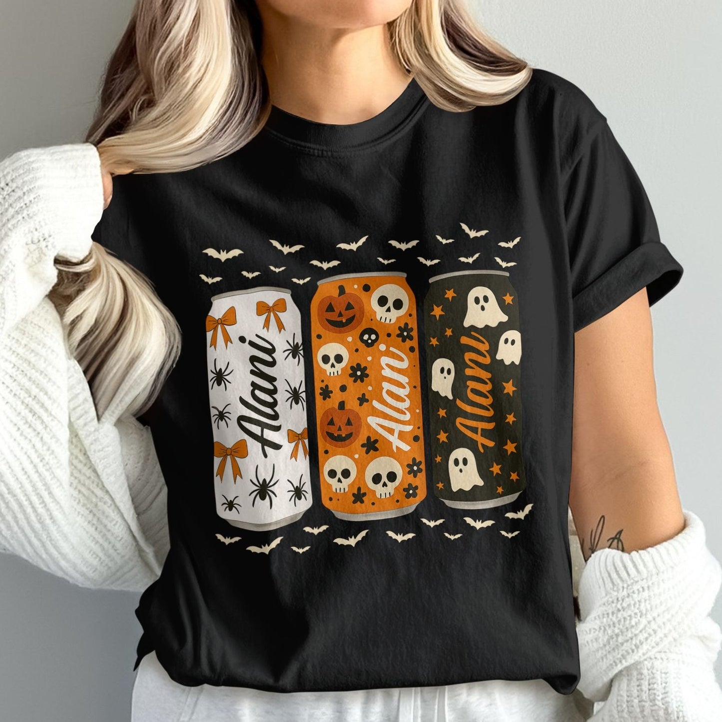 Personalized Halloween Themed Graphic T-Shirt product