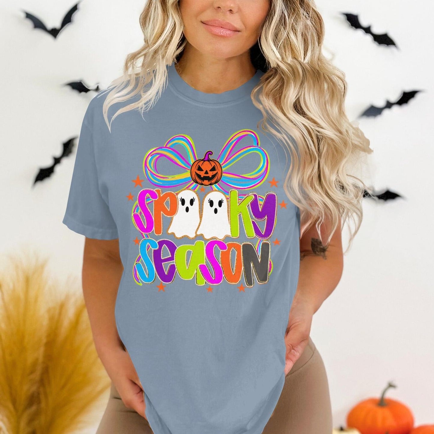 Spooky Season Halloween Ghosts Graphic Tee product