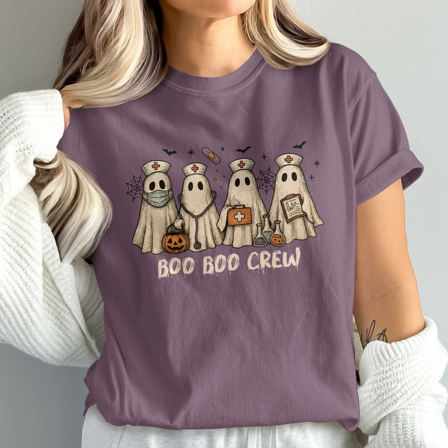 Boo Boo Crew Nurse Ghosts Halloween Shirt product