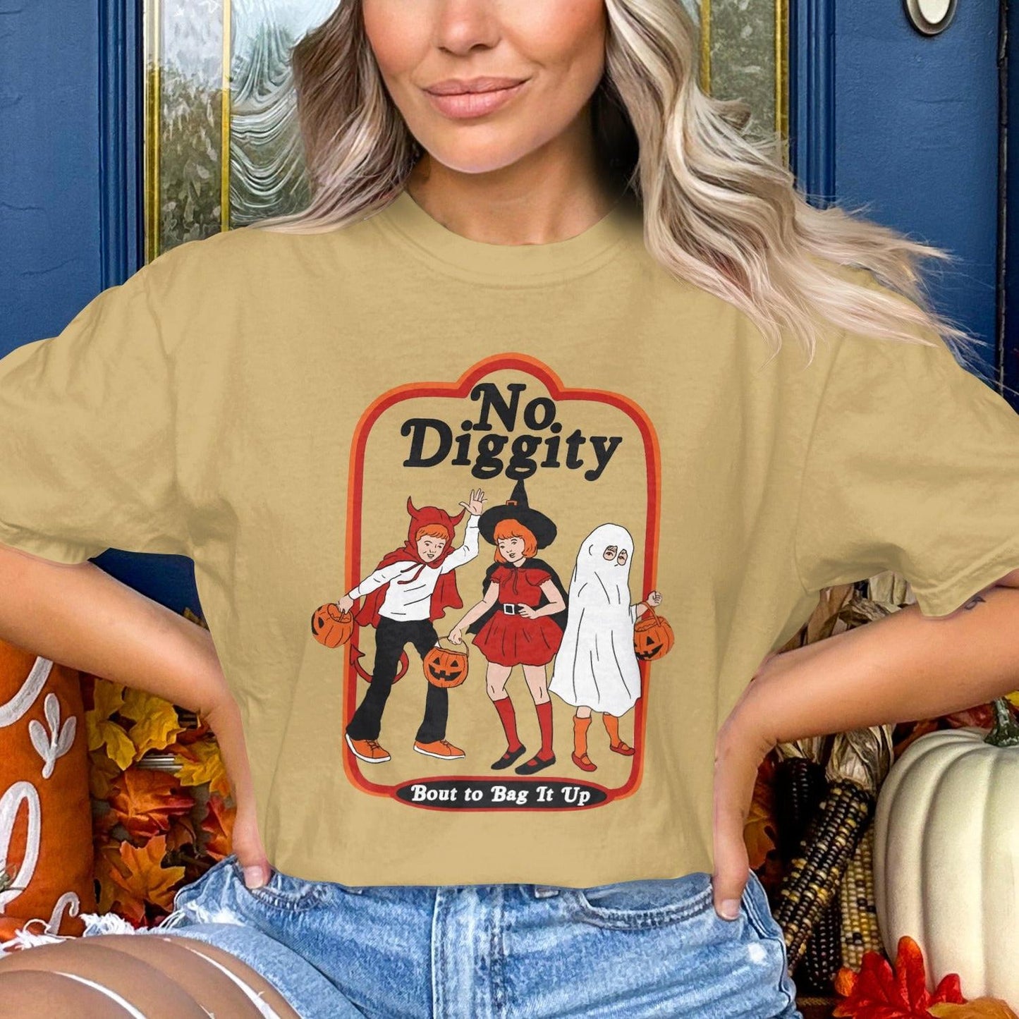 'No Diggity Bout to Bag It Up Halloween Costume product type'