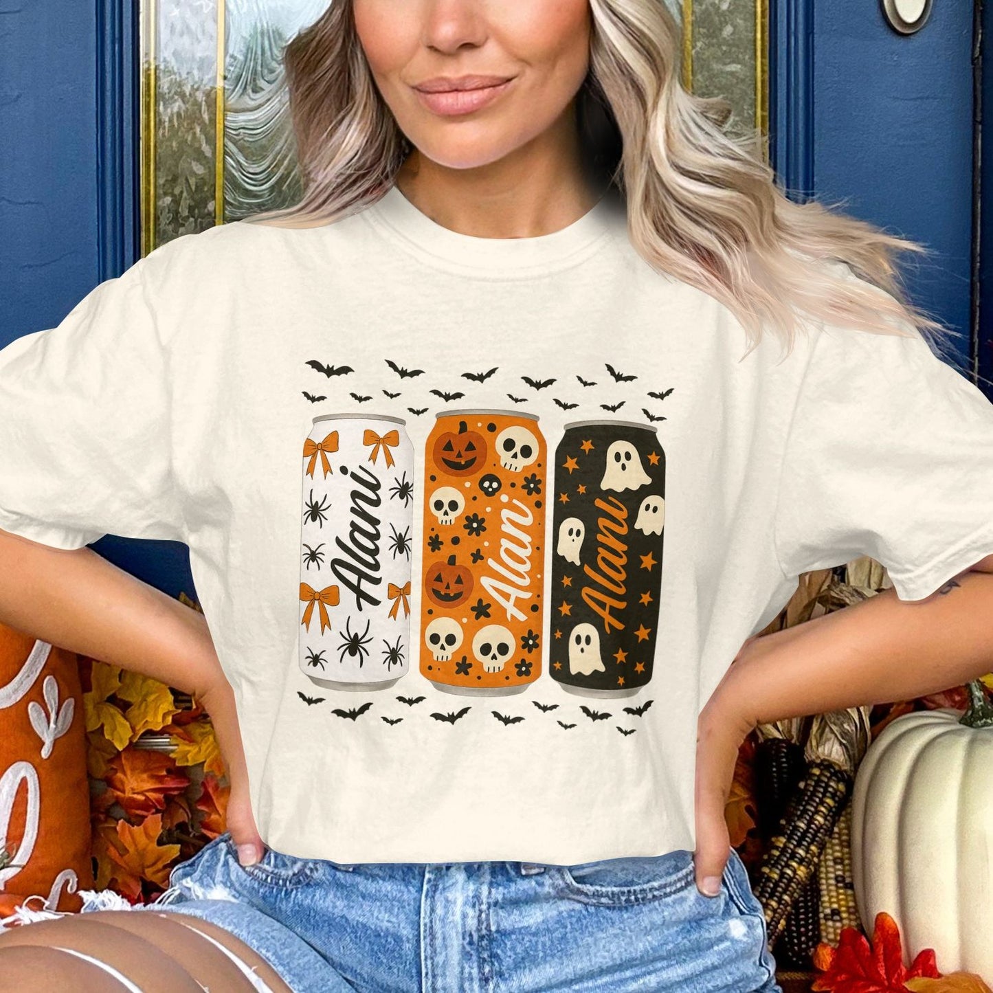 Halloween Graphic Short Sleeve Casual Shirt product