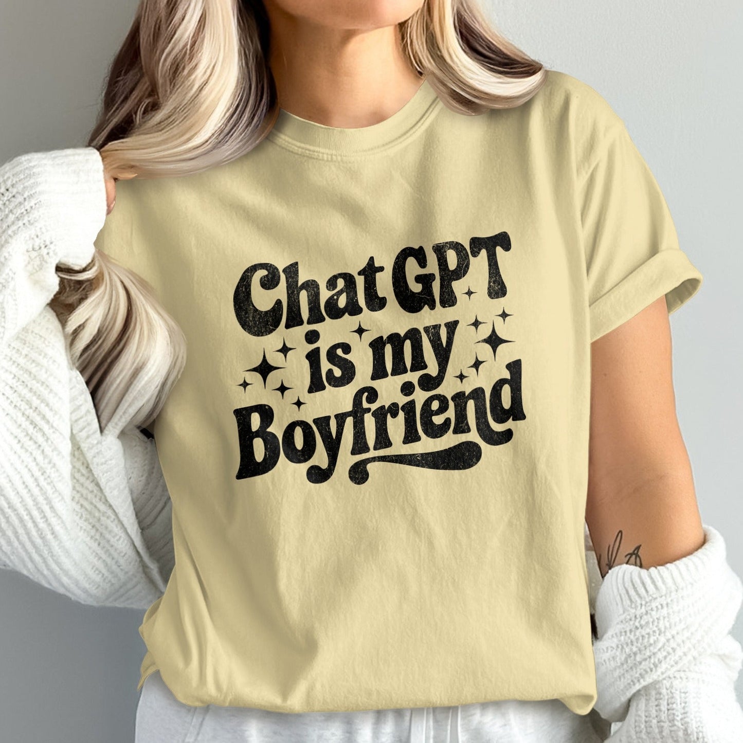 Chat GPT is My Boyfriend T-Shirt product type