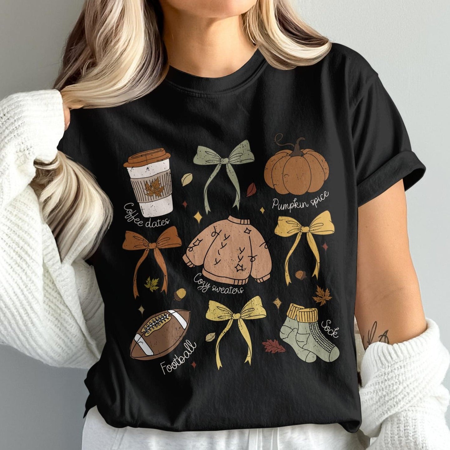 Coffee Dates Cozy Sweaters Football Socks T-shirt product