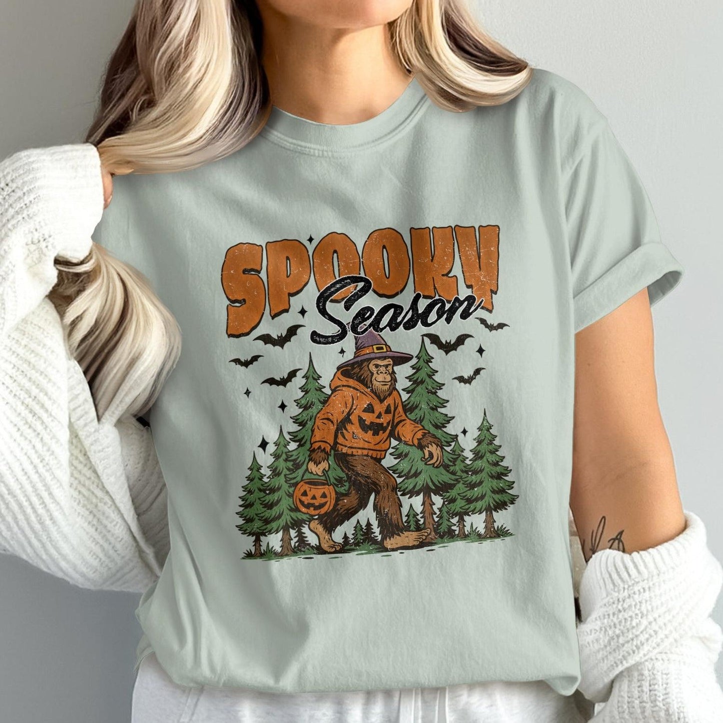 Spooky Season Sasquatch Graphic Tee Shirt product