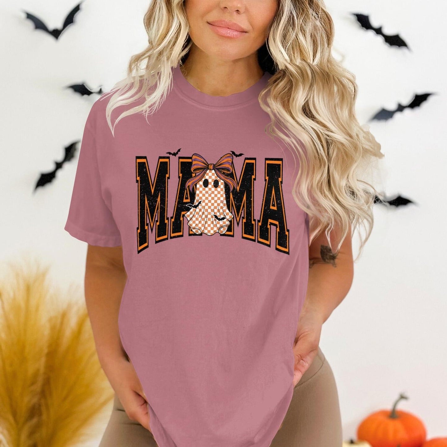Mama Halloween Themed Graphic T-Shirt product type