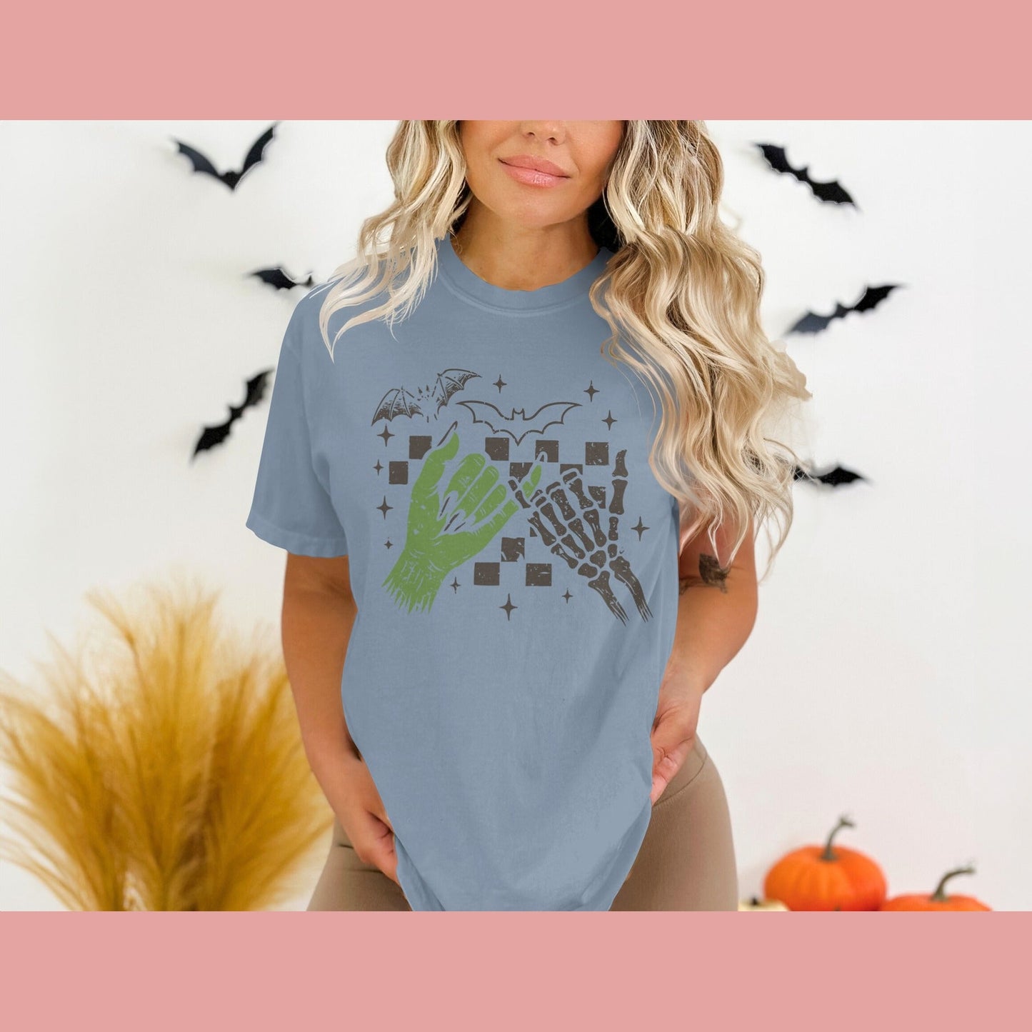 Halloween Skeleton Hands Graphic T-Shirt product type