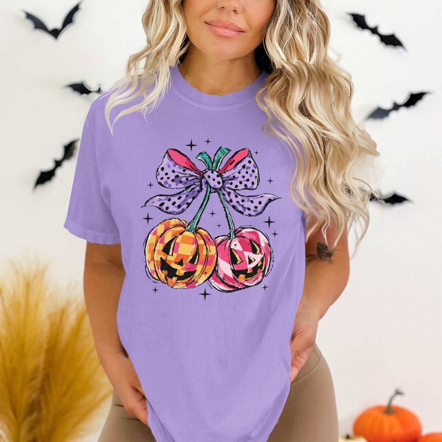 Halloween Pumpkins Graphic Tee Shirt product type