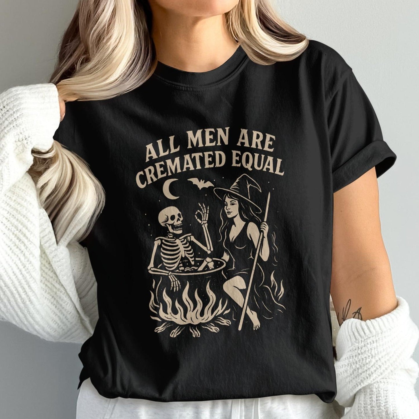 All Men Are Cremated Equal Graphic T-Shirt product type