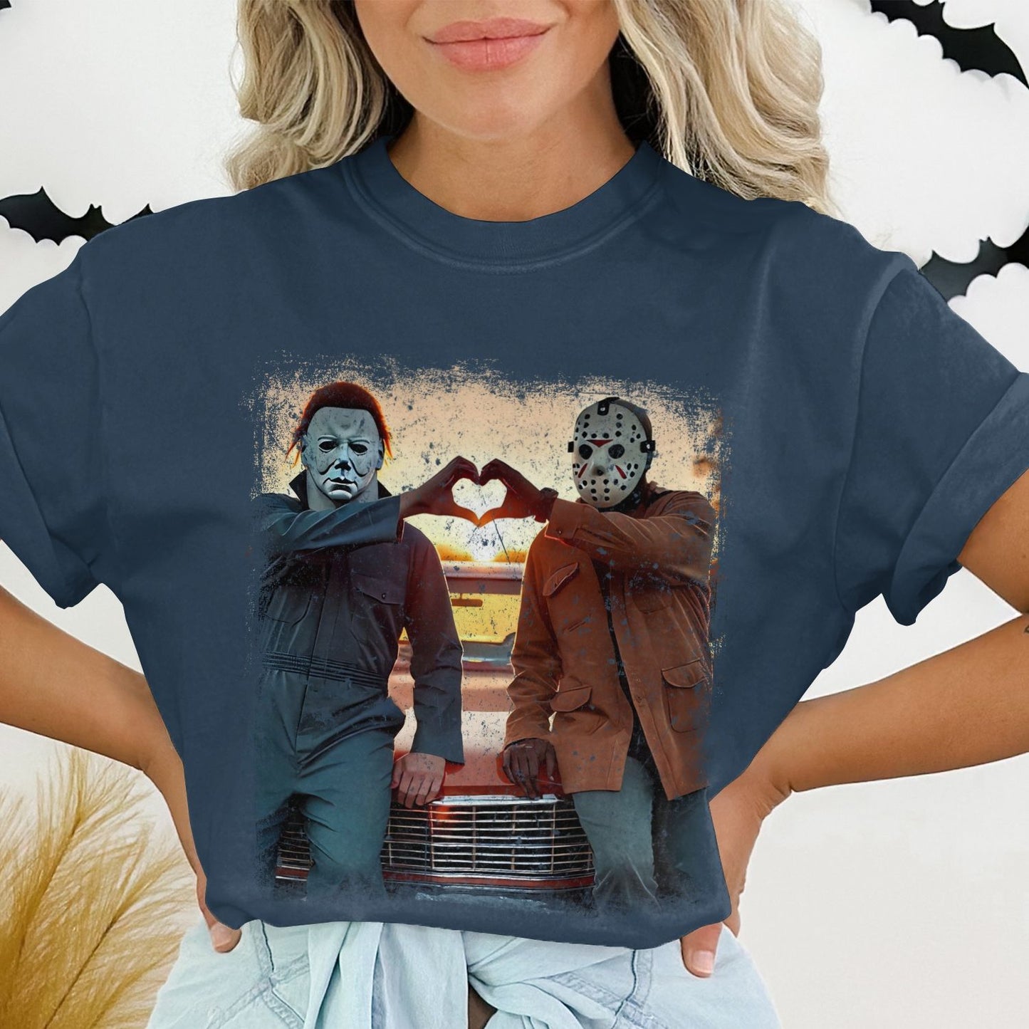 Halloween Horror Villains Heart T-shirt product