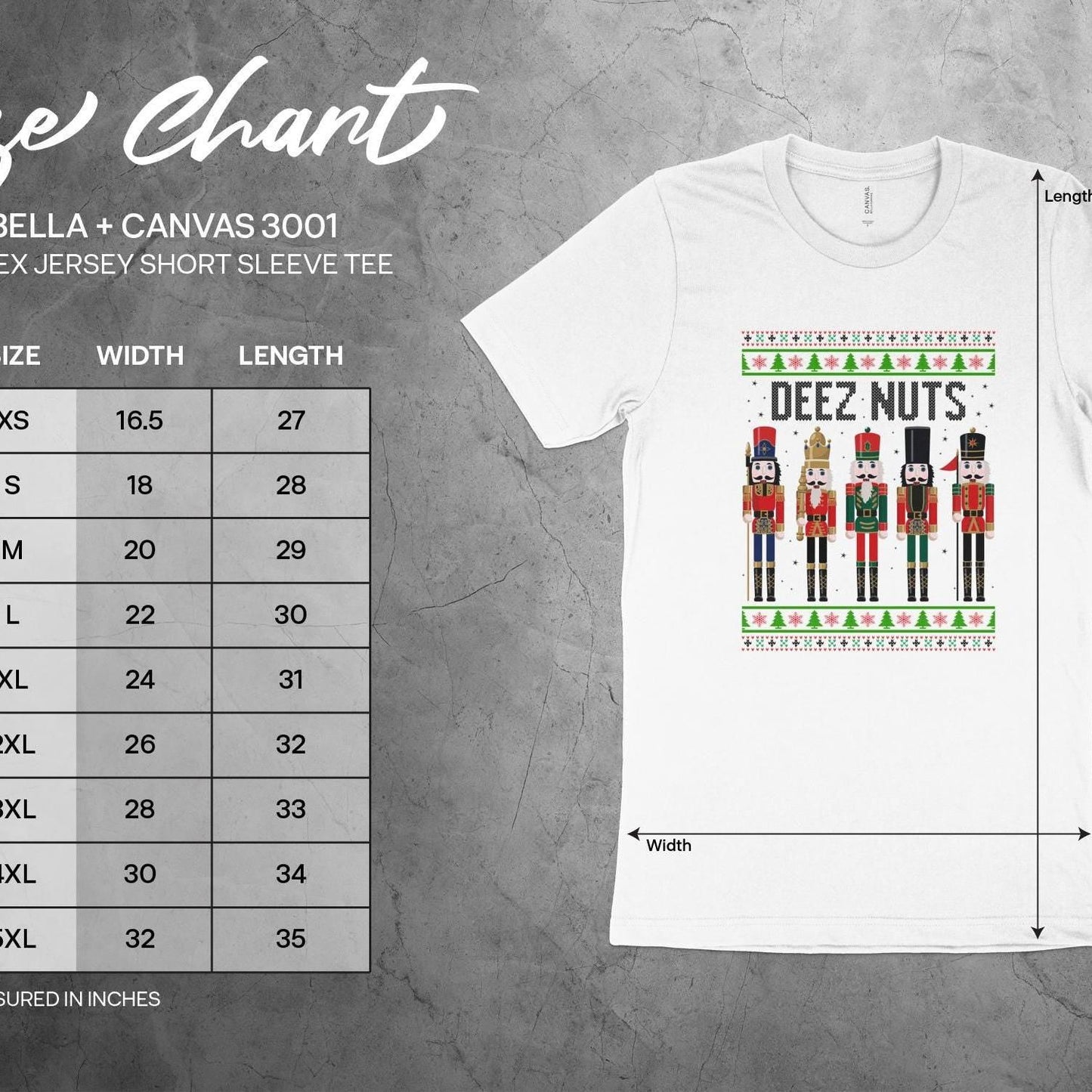 Funny Deez Nuts Nutcracker T-Shirt, Christmas Adult Humor Shirt, Hilarious Holiday Graphic Tee, Inappropriate Xmas Gift