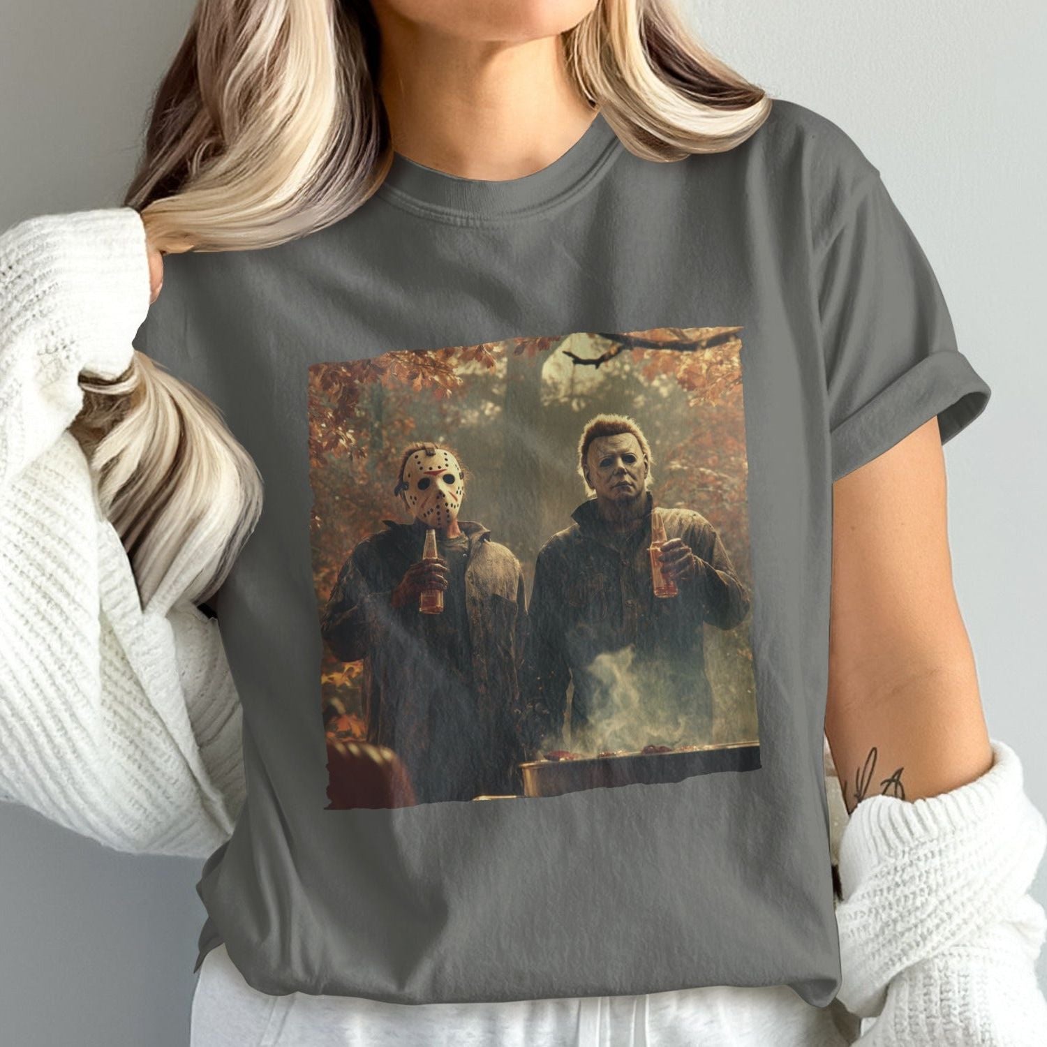 Halloween Horror Characters Graphic T-Shirt product type