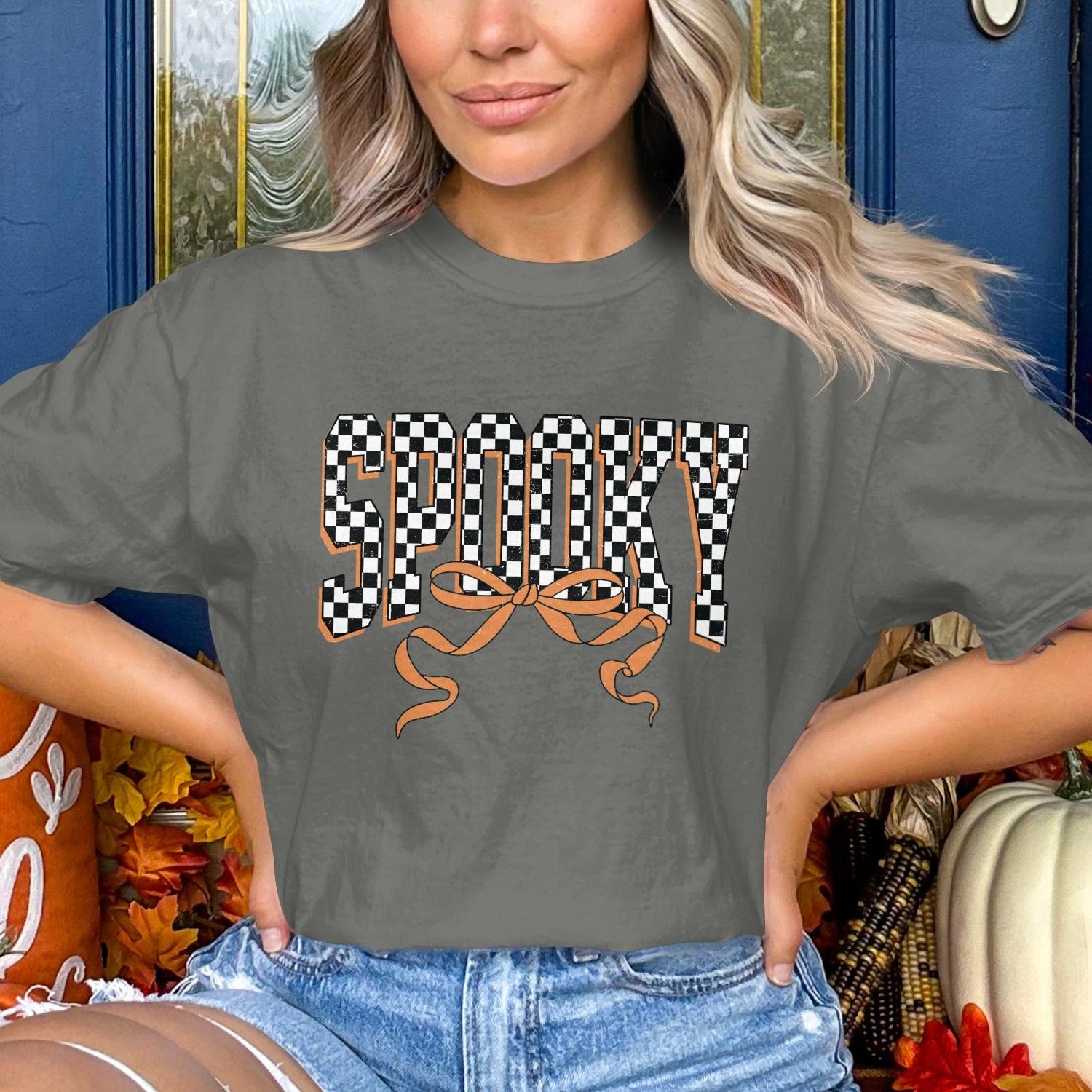 Spooky Halloween Themed Graphic Tee Shirt product