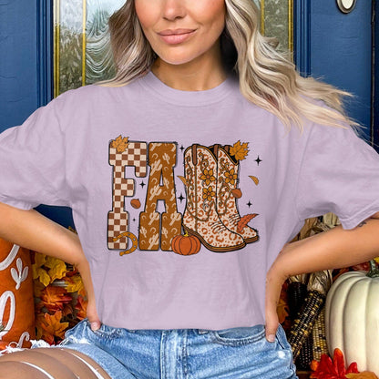 Fall Themed T-Shirt with Autumn Graphic product