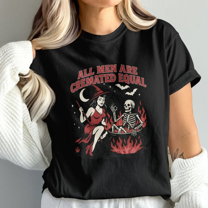 All Men Are Cremated Equal Graphic Tee Shirt product type