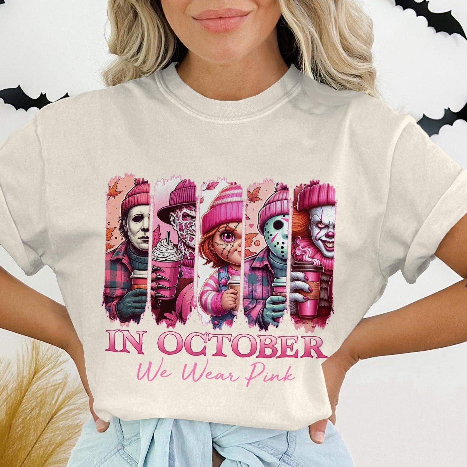 In October We Wear Pink Horror Characters product type