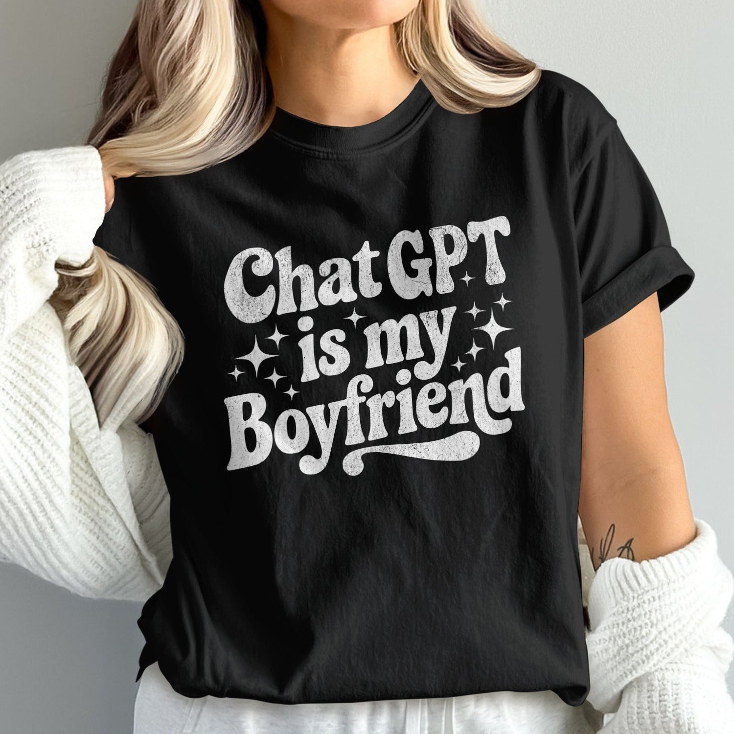 Chat GPT is My Boyfriend Graphic T-Shirt product type