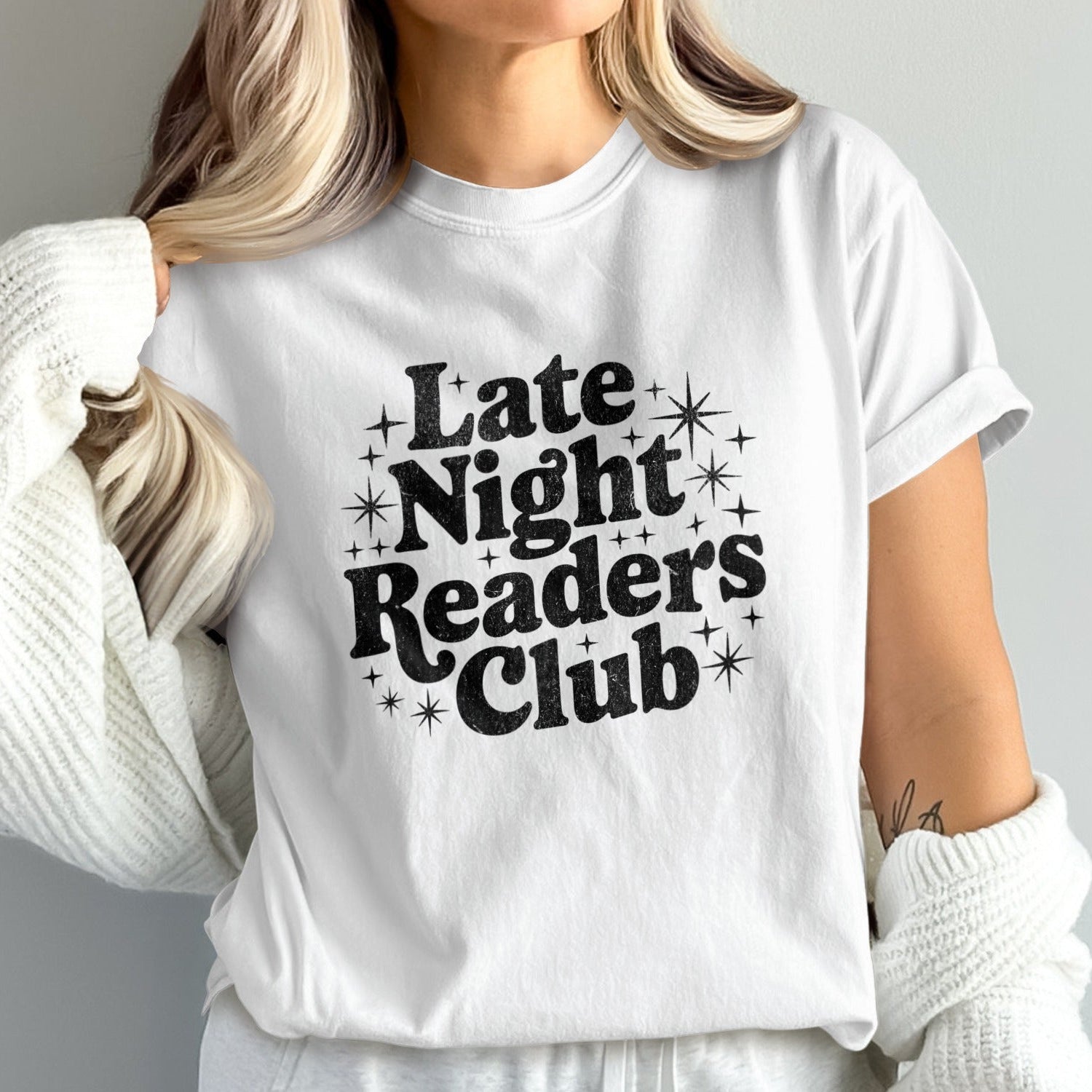 Late Night Readers Club T Shirt Comfortable product type