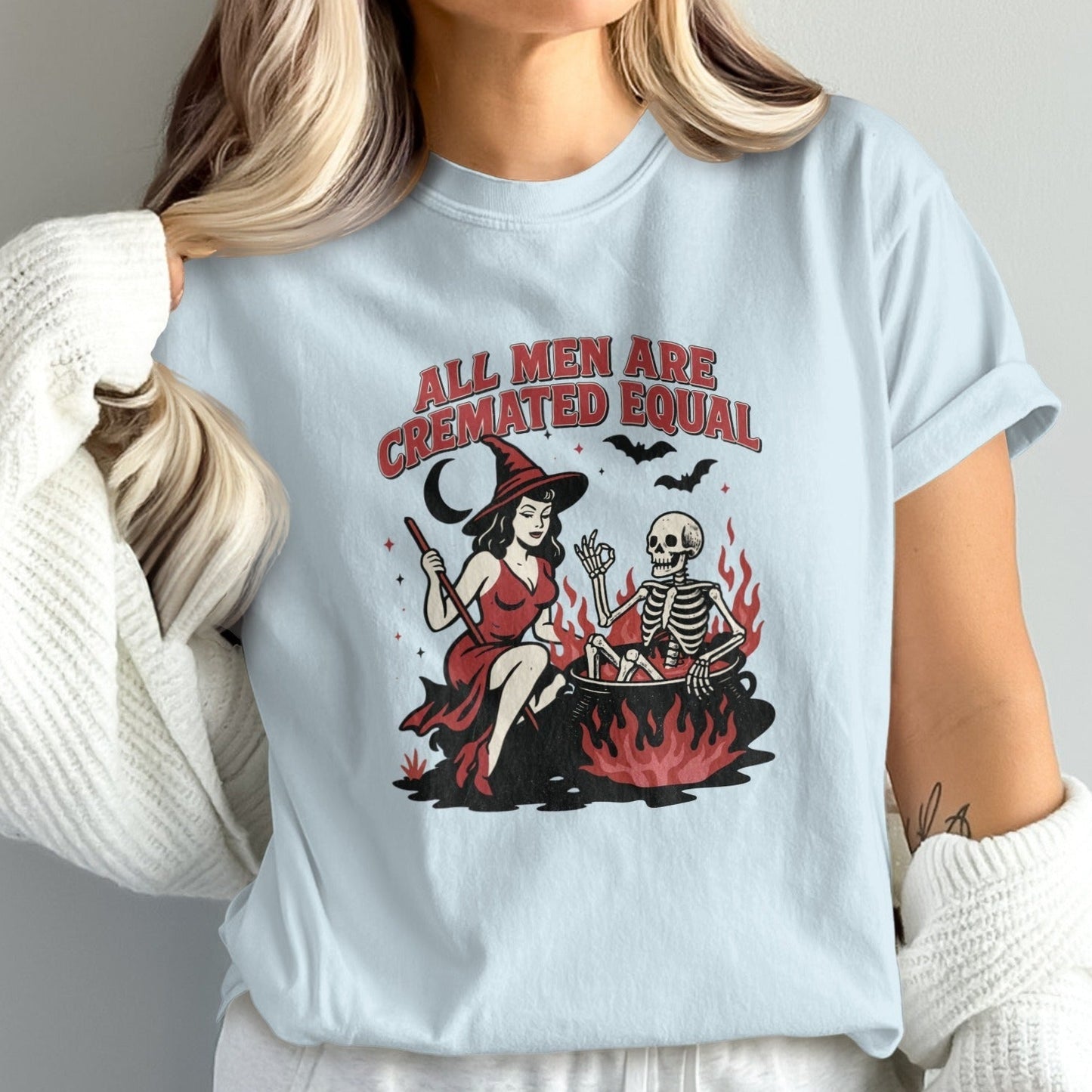 All Men Are Cremated Equal Graphic T-Shirt product type