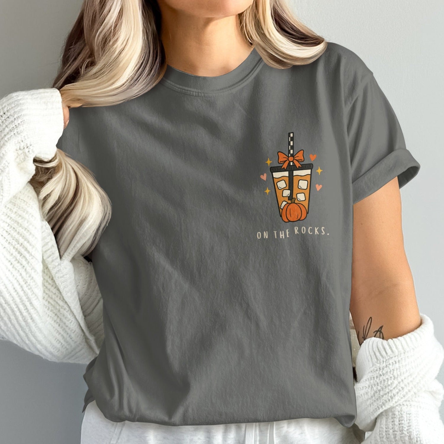 On The Rocks Graphic Tee Casual Fashion Shirt product