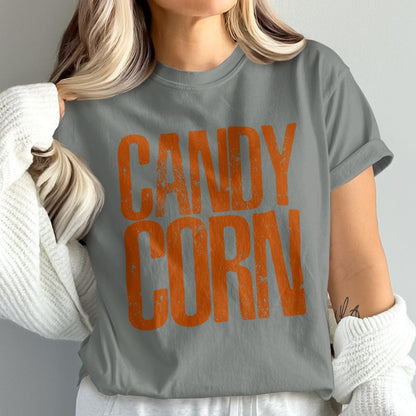 Candy Corn Graphic Tee with Bold Lettering product