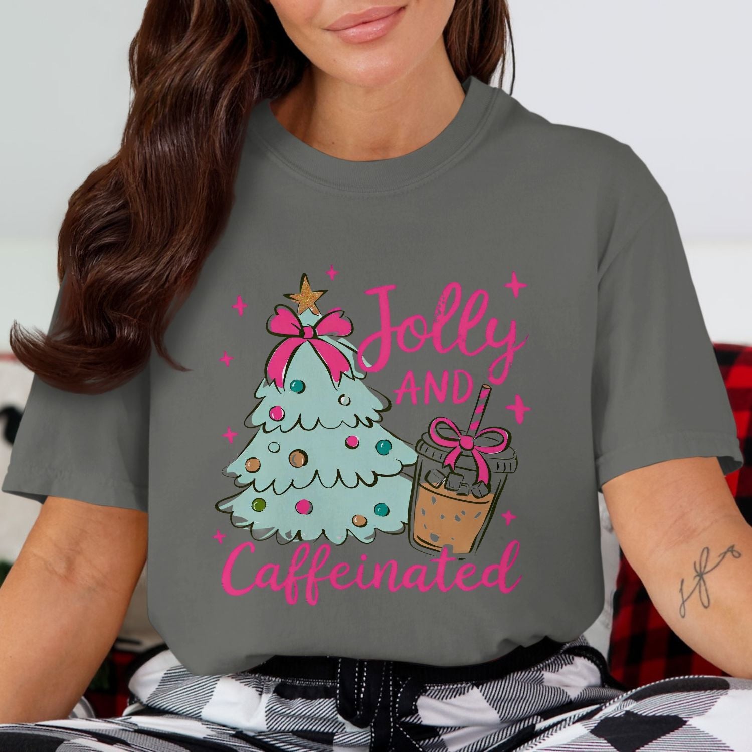 Jolly and Caffeinated Graphic T-shirt product type