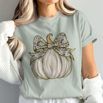 Adorable Pumpkin Graphic Tee Artistic Apparel product type