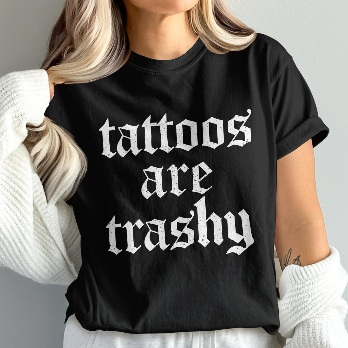 Tattoos Are Trashy Graphic T-Shirt product