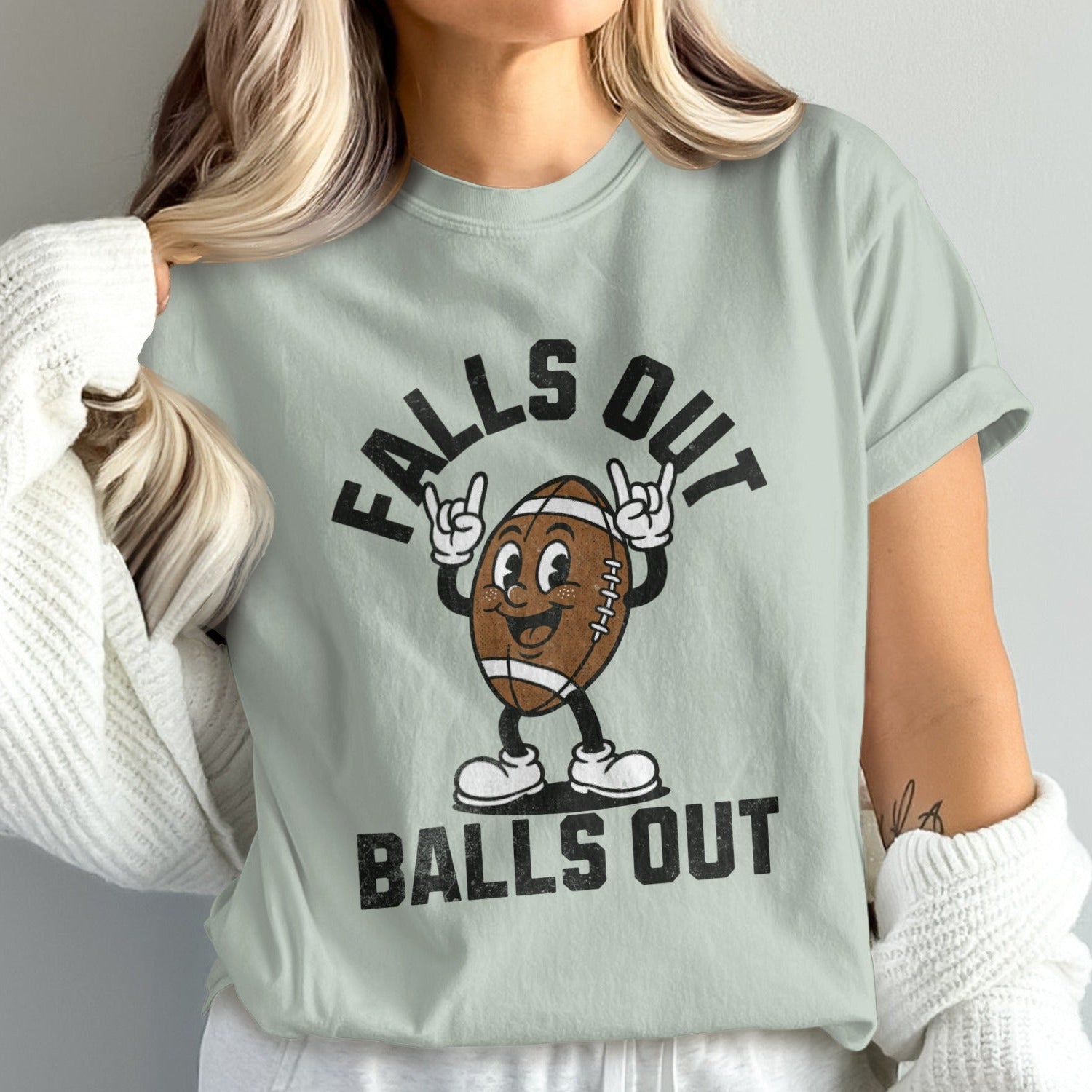 Falls Out Balls Out Fun Sporting Event T-Shirt product type