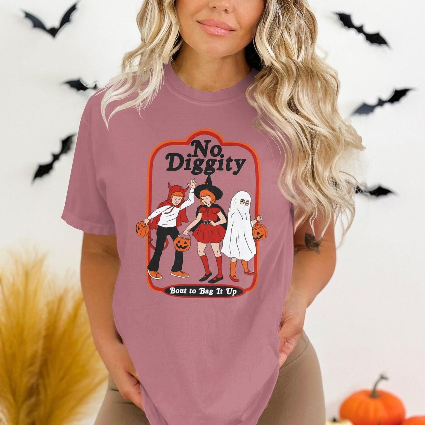 No Diggity Bout to Bag It Up Halloween T-Shirt product type