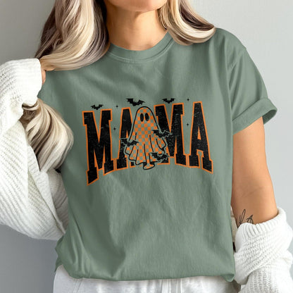 Halloween Ghost Mama Graphic T-Shirt product