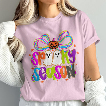 Spooky Season Colorful Graphic Tee Halloween product