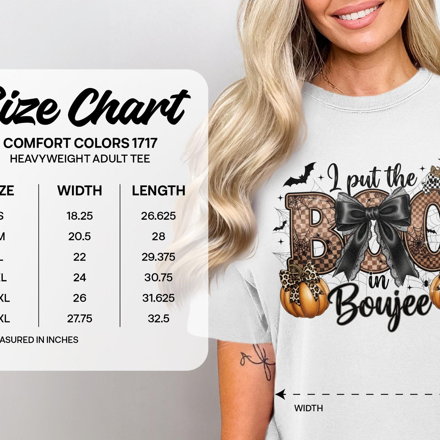 I Put The Boo In Boujee Halloween Tee product type