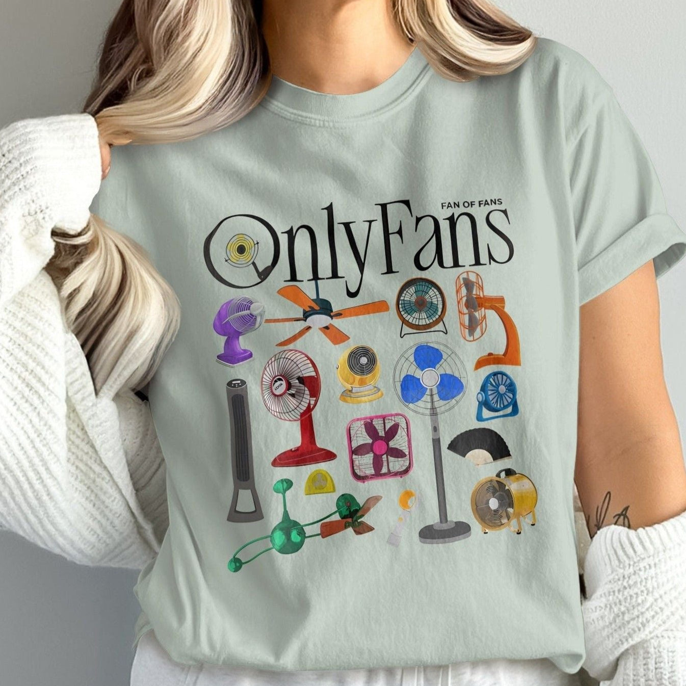 Fan of Fans OnlyFans Themed Graphic T-Shirt product type