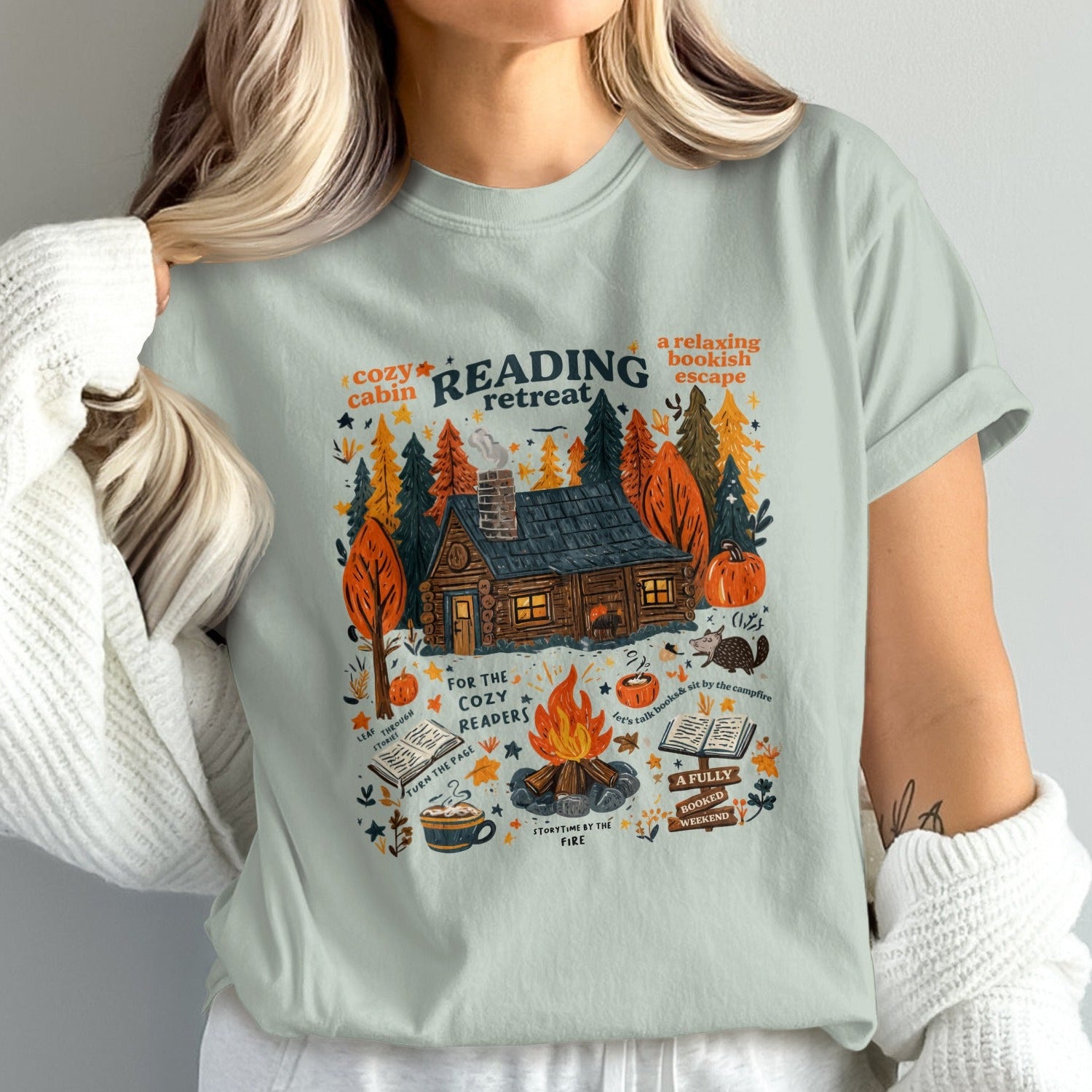 Cozy cabin reading retreat relaxing bookish escape product type