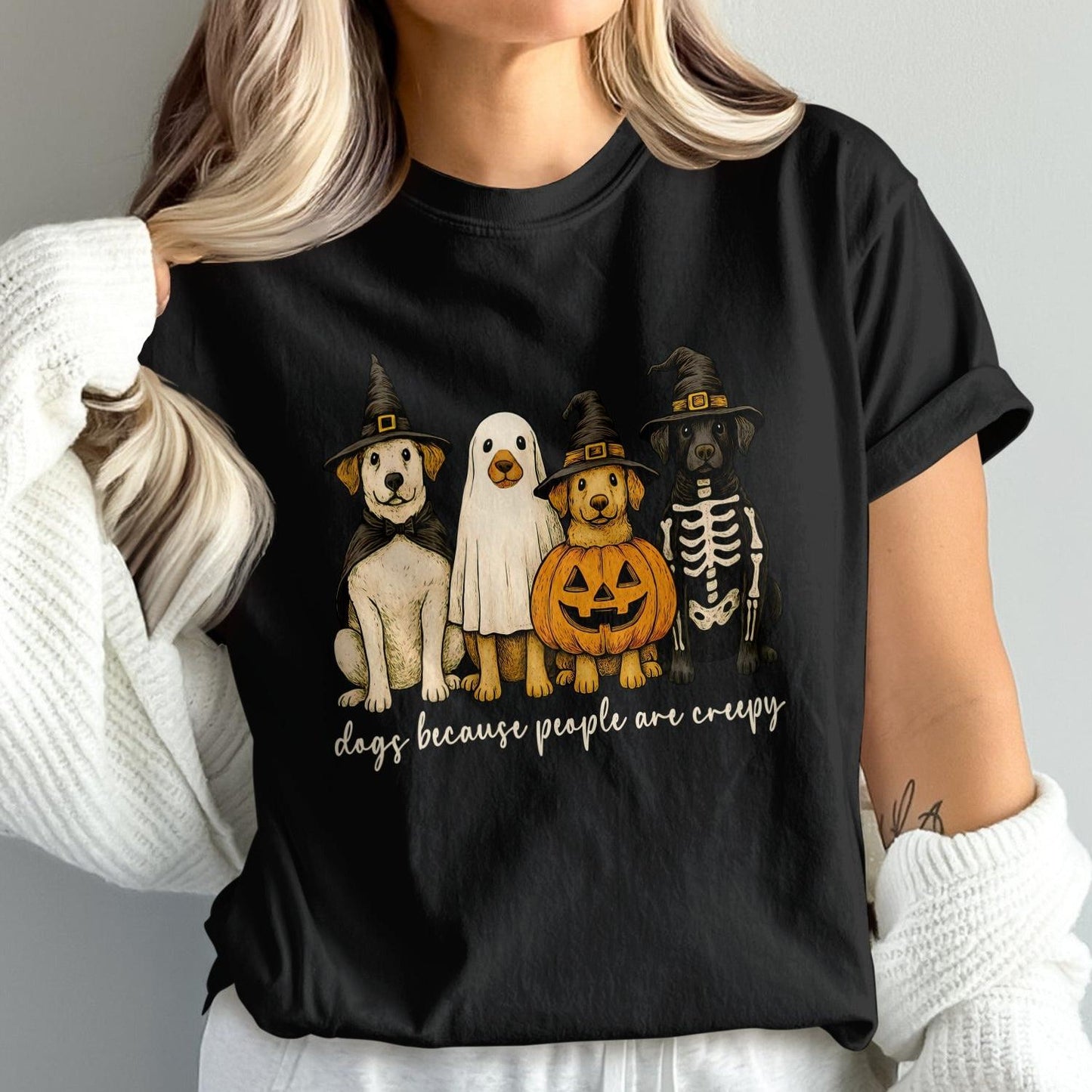 Halloween Theme Dogs Because People Are Creepy product type