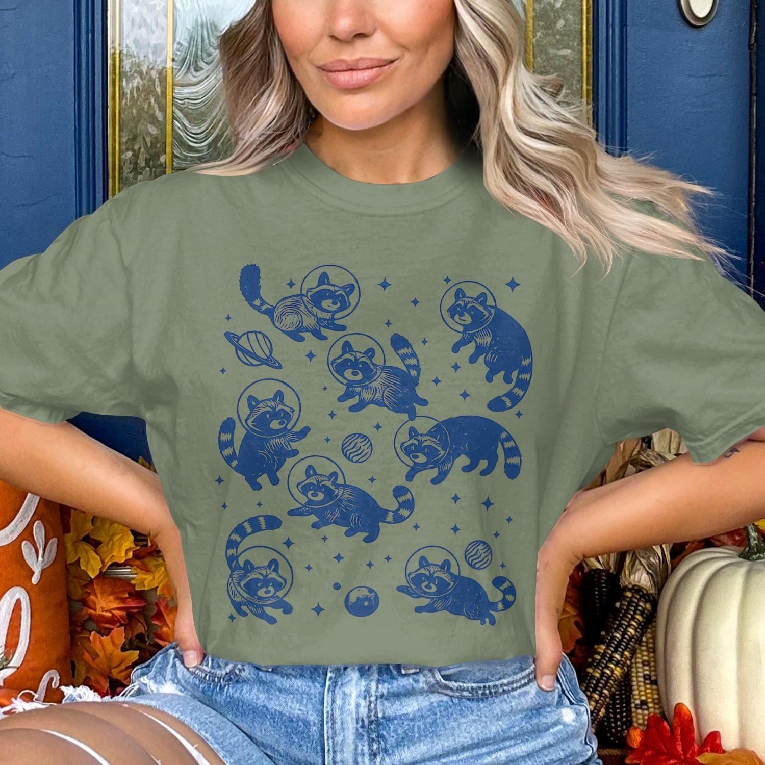 Cute Animal Space Adventure Graphic Tee product