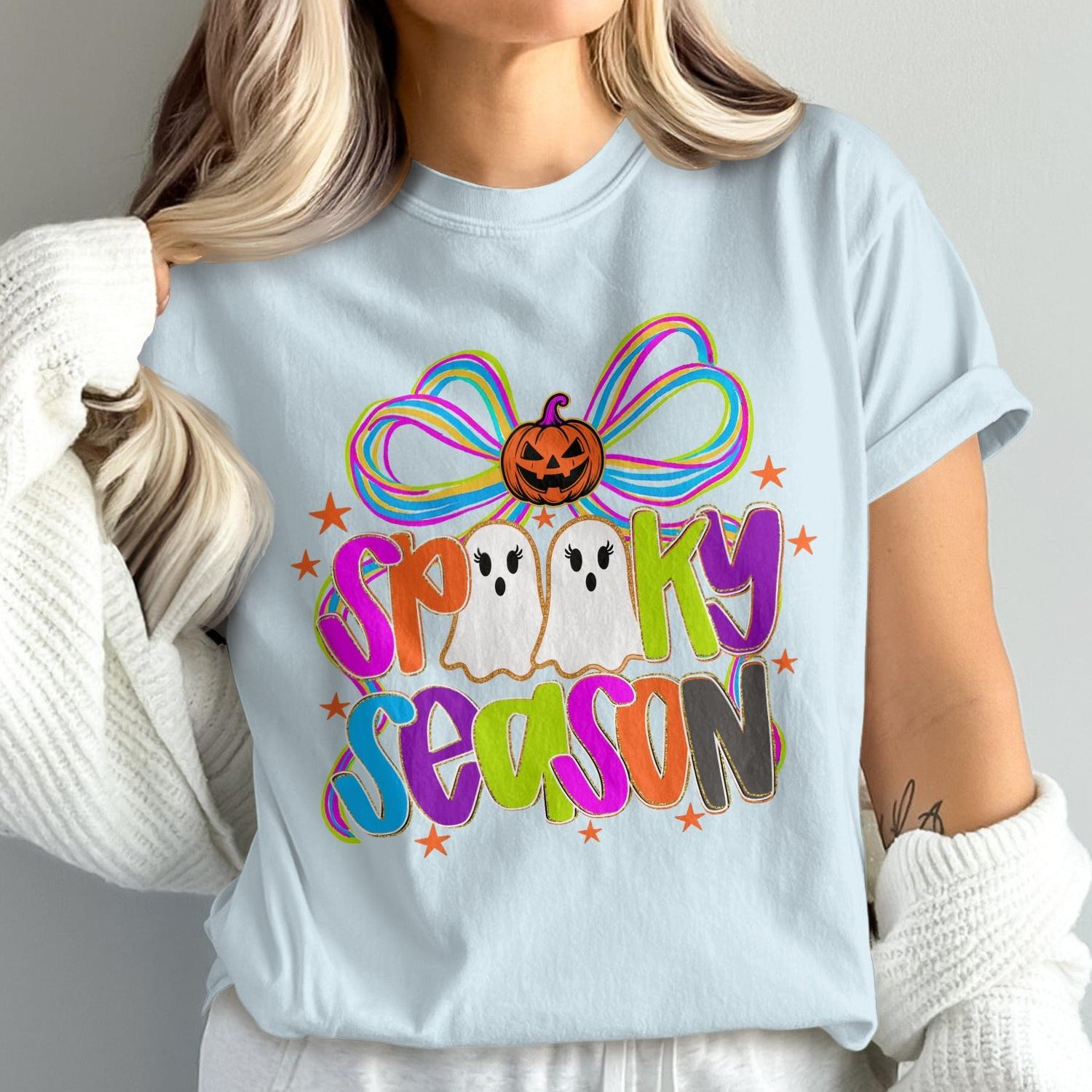 Spooky Season Halloween Ghost Graphic Tee product