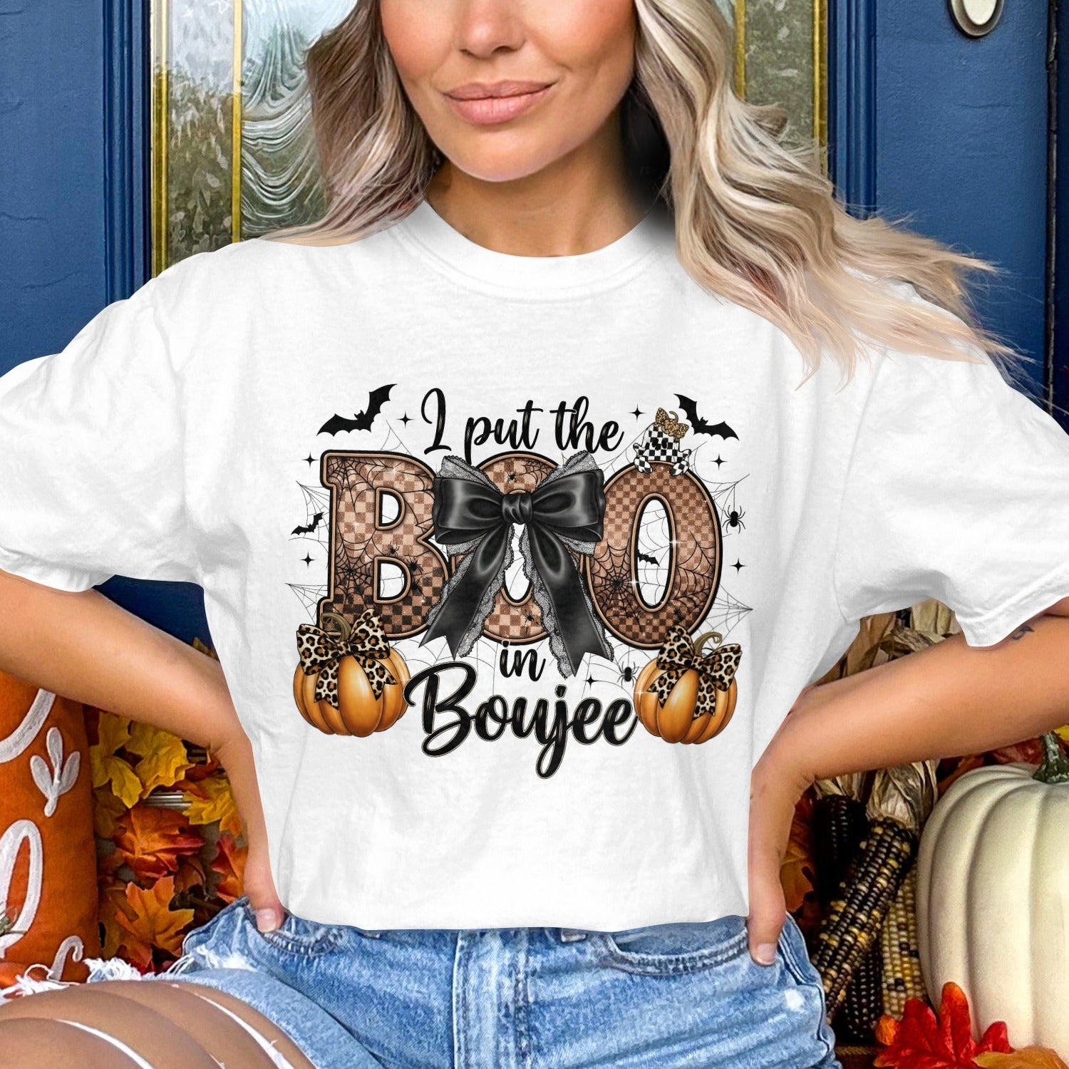 I Put the Boo in Boujee Funny Halloween Shirt product type