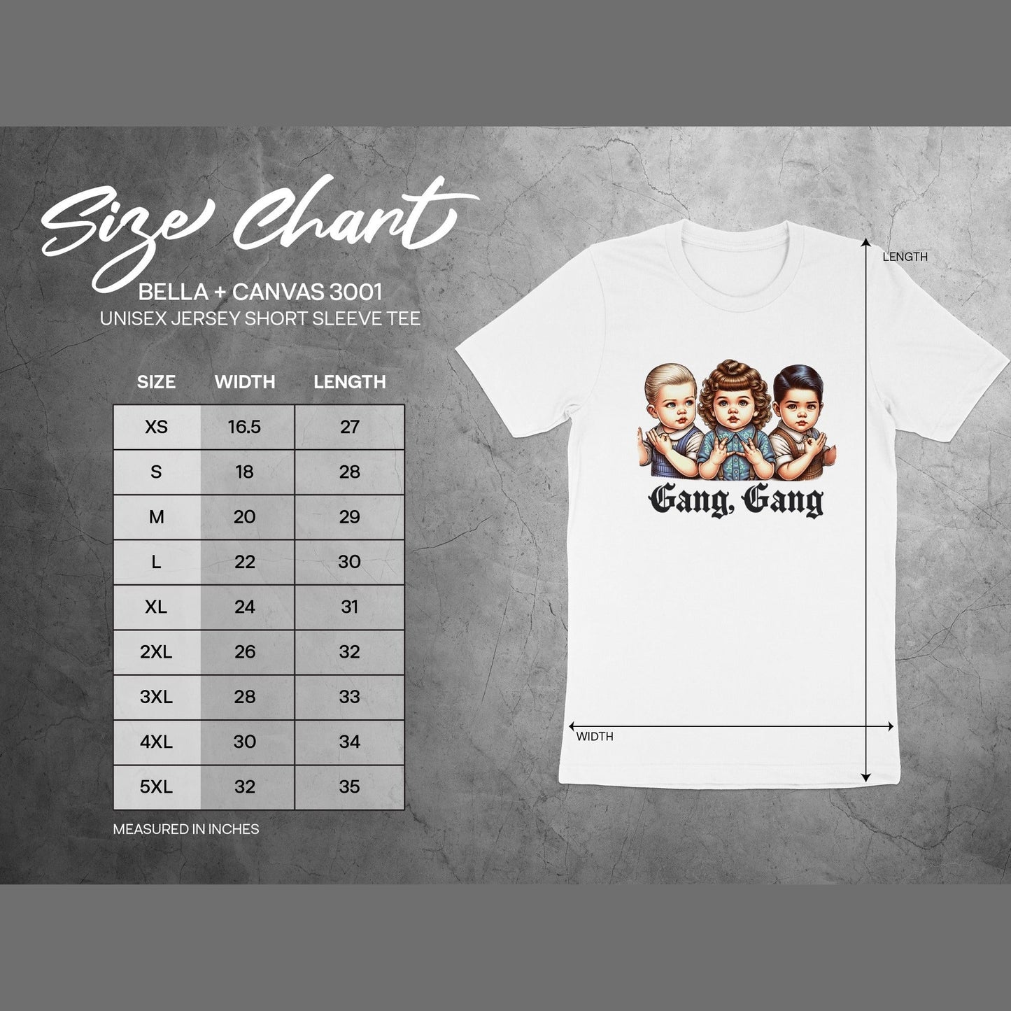 Unique Gang Gang Graphic Design T-Shirt product