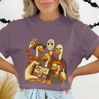Halloween Ducks Graphic Printed Women T-Shirt product type