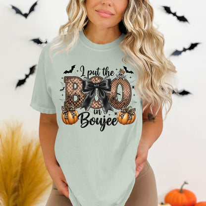 I Put The Boo In Boujee Halloween Shirt product type