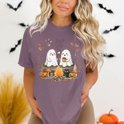 Adorable Halloween Ghosts T Shirt Festive Apparel product type
