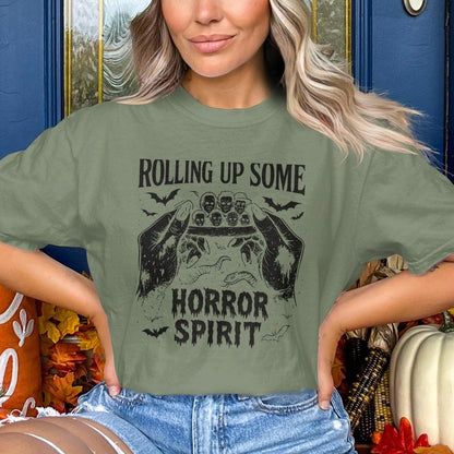 Rolling Up Some Horror Spirit Graphic Tee product