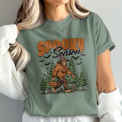 Spooky Season Sasquatch Halloween Graphic Shirt product type
