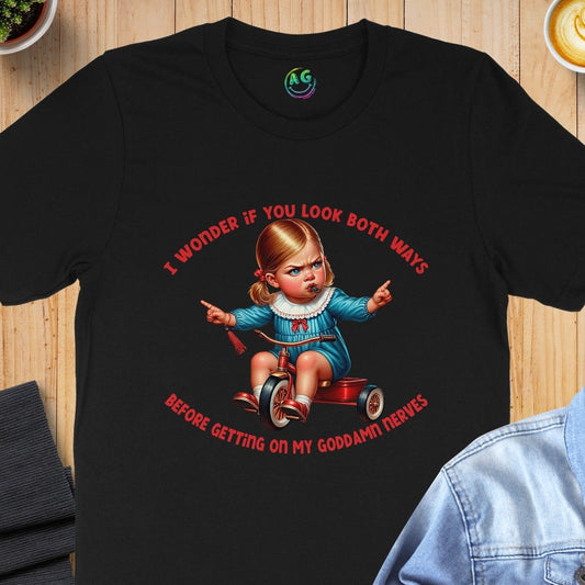 Both Ways Girl Funny Graphic T-shirt product