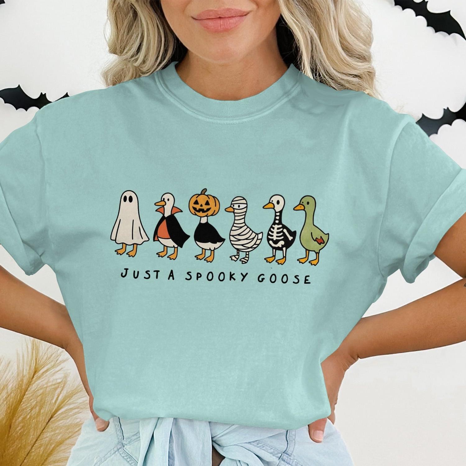 Just a Spooky Goose Graphic Tee product