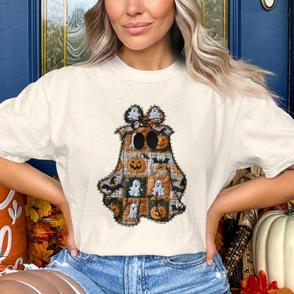 Cute Halloween Themed T-Shirt with Pumpkin Design product