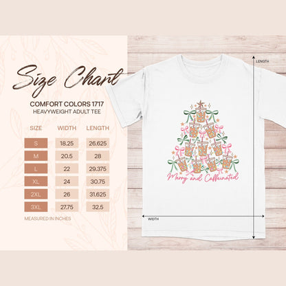 Merry and Caffeinated Adult Tee product type